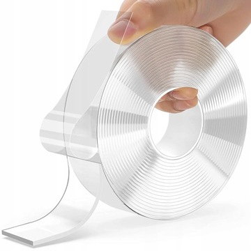 ЛЕНТА МОНТАЖНАЯ ДВУХСТОРОННЯЯ МНОГОРАЗОВАЯ NANO HEAVY DUTY 3м*2см*1мм