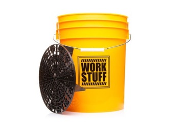 Ведро Work Stuff желтое WASH 20л с сепаратором