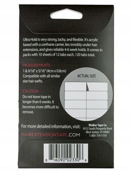Пластыри Walker Tape Ultra Hold 4 x 0,8 см, 120 полосок