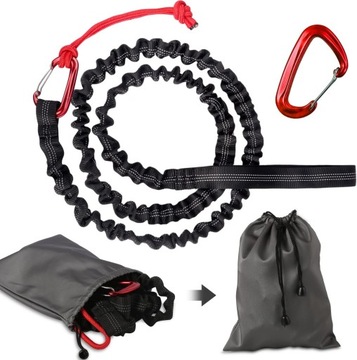 трос для буксировки велосипеда, гибкий, прочный буксирный комплект, облегчает проезд длиной 3 метра