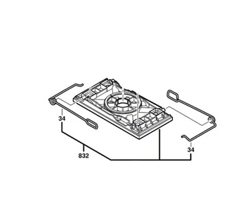 ОПОРА BOSCH ДЛЯ КАЧЕСТВЕННО-ШЛИФОВАЛЬНОЙ ШЛИФОВАЛЬНОЙ МАШИНЫ PSS 250 AE С ЗАЛИПУЧКОЙ