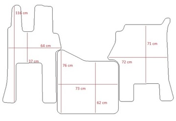 MERCEDES ACTROS MP4 широкие, бархатные коврики ECO