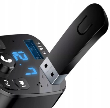 FM-ПЕРЕДАТЧИК BLUETOOTH ЗАРЯДНОЕ УСТРОЙСТВО USB QC 3.0 2xUSB