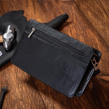 Элегантная мужская сумка для документов из натуральной кожи Belveder BS21