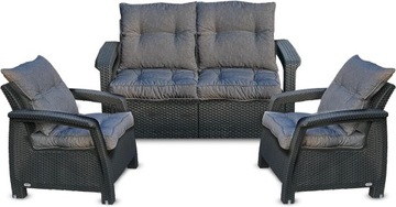 PODUSZKI NA MEBLE OGRODOWE WYPOCZYNKOWE ZESTAW 2 SZT 40X40