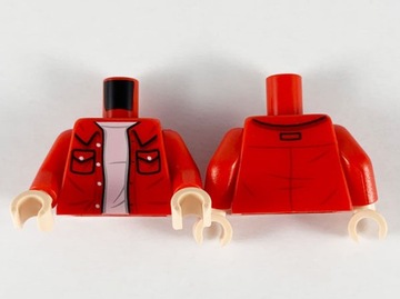 Lego Nowy Tors Red Czerwona Koszula Kołnierzyk T-shirt 973pb3727c01
