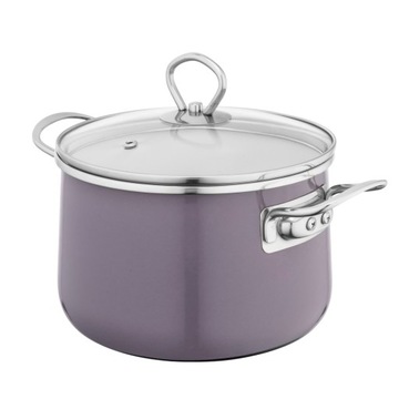 Индукционные кастрюли, набор эмалированных кастрюль Altom Design Izydor Wrzos, 8 шт.