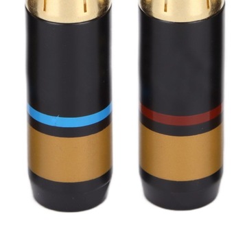 Preffair 4шт Lotus RCA штекер позолоченный