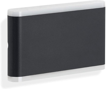 KINKIET ZEWNĘTRZNY ANTRACYT 2x3,5W LED