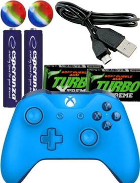 Pad XBOX ONE SERIES PC NIEBIESKI KONTROLER 1708