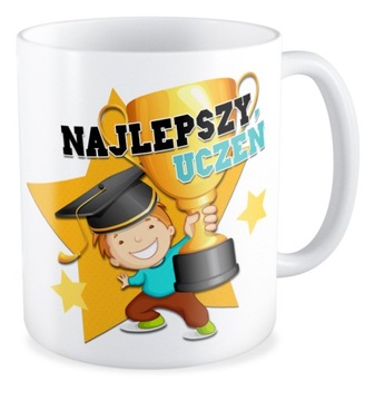 KUBEK prezent dla UCZEŃ ZAKOŃCZENIE ROKU SZKOŁA