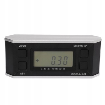 Cyfrowy kątomierz 4x90° LCD Elektroniczny inklinometr Miernik poziomu kąta