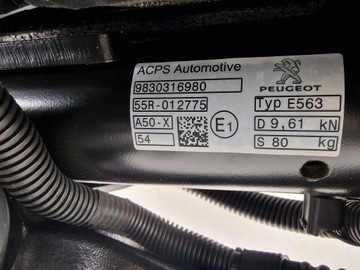 Peugeot 508 II Towbar New Original 9830316980