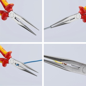 Набор изолированных клещей для электрика VDE 1 кВ КОМПЛЕКТ 3 шт. KNIPEX 00 20 12