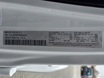 Jeep Wrangler IV Sahara Plug-In Seria 6 2.0 4xe 381KM 2023 JEEP WRANGLER Sahara High Altitude, 2.0l 4xe Plug-in-Hybrid 381KM 17,652km, zdjęcie 39