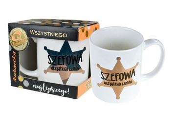 Kubek Szefowa szefów. Prezent na Walentynki