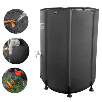 РЕЗЕРВУАР ДЛЯ ДОЖДЕВОЙ ВОДЫ NEO Tools 500л, ПВХ, СКЛАДНОЙ, 98x80см 15-952