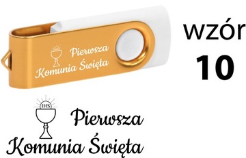 Флешка твистер 16Гб usb2.0 сувенир к Первому Причастию - 10 шт.