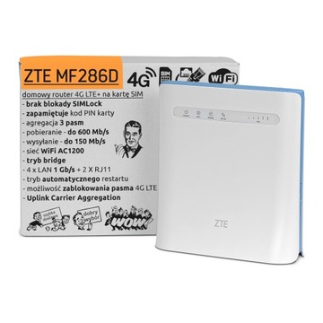 ZTE MF286D Nordic router WiFi 4G LTE na kartę SIM