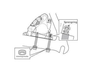 Винт Shimano Bolt C для суппорта FM BR-RS505 25 мм