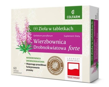 WIERZBOWNICA DROBNOKWIATOWA FORTE 60 KAPSUŁEK ZIOŁA W TABLETKACH