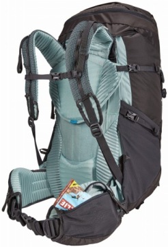 Женский рюкзак Thule Versant 50L асфальтово-черного цвета