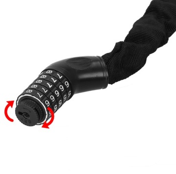 ВЕЛОСИПЕДНЫЙ ЗАМОК ДЛЯ ВЕЛОСИПЕДА ВЕЛОСИПЕДНЫЙ ЗАМОК С КОДОМ КОД ЦЕПНОЙ КАБЕЛЬ