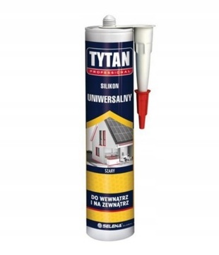 SILIKON UNIWERSALNY SZARY 280ml TYTAN PROFESSIONAL