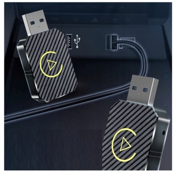 Adapter bezprzewodowy 2w1 Carplay do Apple iOS Android Auto Smart USB Plug