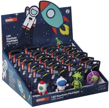 MAS24 СВЕТОДИОДНЫЙ БРЕЛОК СО ЗВУКОМ EMOS P4712 COSMOS