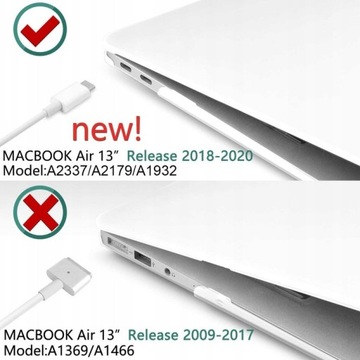 Тонкий чехол для Apple Macbook Air 13,3 дюйма M1 A2337 A2179 A1932