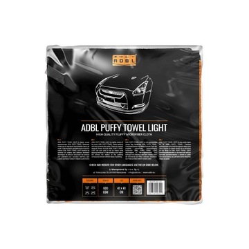 ADBL PUFFY TOWEL LIGHT 41X41 600GSM MIKROFIBRA