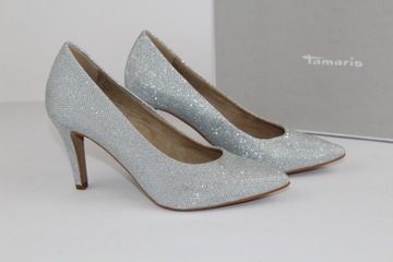 Tamaris Silver Glam czółenka roz.37 (CK1686)