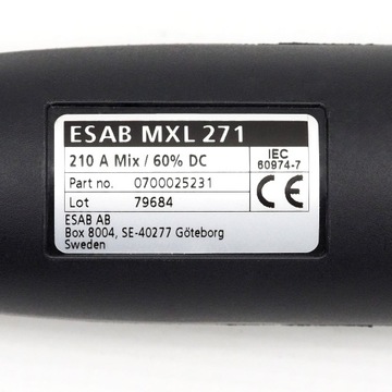 Сварочная горелка ESAB MXL 271 3 м MIG MAG EURO