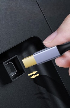 КАБЕЛЬ USB 2.0 USB-B НА USB-C ДЛЯ ПРИНТЕРА OPLOT QGeeM 2 метра