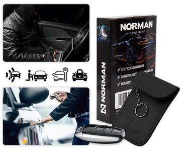 2x футляр для ключей, замок БЕЗКЛЮЧЕВОЙ, противоугонный WAVE BLOCK