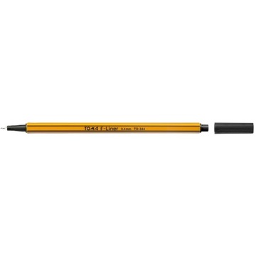 CIENKOPIS TOMA 0,4MM CZARNY F-LINER TO-344
