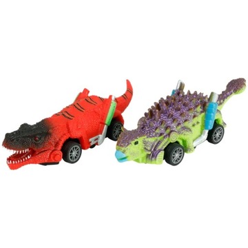 Teamsterz samochody dinozaury 2 szt. beast machine BIURODOMODZIEZ-A0475