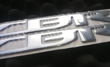 Эмблема CBR Honda с логотипом ХРОМИРОВАННАЯ 3D пара 20,5x1,9 см CBR1000RR CBR650R+ Подарок