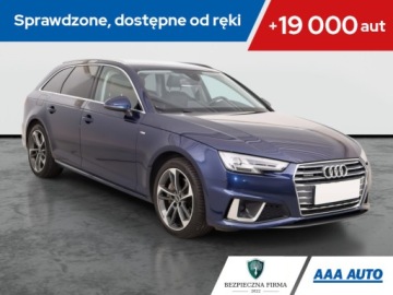 Audi A4 B9 Avant 2.0 40 TDI 190KM 2019 Audi A4 2.0 TDI, Salon Polska, Serwis ASO, 187 KM