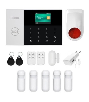 Bezprzewodowy alarm gsm WiFi HXA005 R5 syr. bezpr.