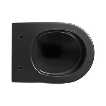 ПОДВЕСНОЙ УНИТАЗ БЕЗОБЕДКИ MIZU, ЧЕРНЫЙ МАТ, МЕДЛЕННО ЗАКРЫВАЮЩЕЕ СИДЕНЬЕ, ДЮРОПЛАСТ