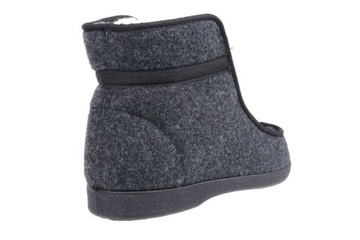 BAMBOSZE OCIEPLANE Z ZAMKIEM stalowy 45