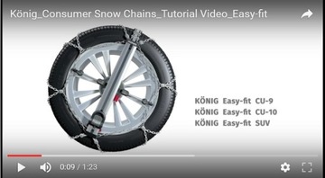 Цепи THULE KONIG EASY-FIT 97 CU-9 195/70 R16