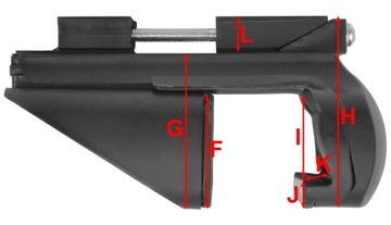 KUFR STŘEŠNÍ NOSNÍKU ALU 123 CM NA STŘEŠNÍ NOSIČ KIA CLARUS KOMBI 1998-2001