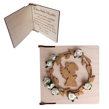 Komunia podziękowanie dla chrzestnego babci itp