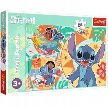 Пазли Maxi 24 ел. Веселий день Lilo & Stitch Trefl
