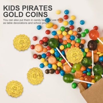 Настоящие пиратские монеты, игрушки, веселая игра