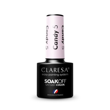 CLARESA Soak Off UV/LED lakier hybrydowy 5 5g