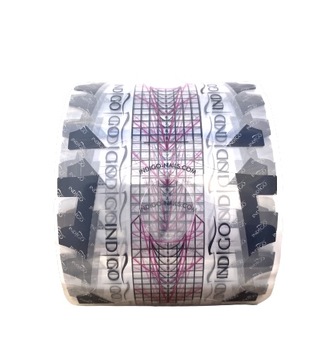 Прозрачные шаблоны для наращивания ногтей цвета индиго — 100 шт.